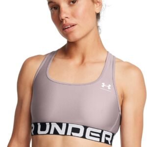 Under Armour Women’s HeatGear Mid Impact Branded Bra