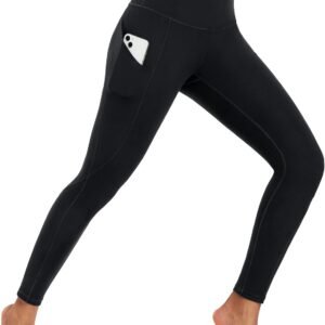Ewedoos Leggings with Pockets for Women High Waisted Athletic Workout Compression Leggings Tummy Control Yoga Pants Women