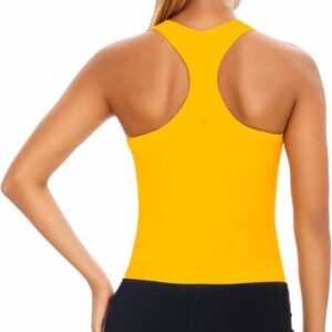 Racerback Workout Tank Tops for Women Sleeveless Gym Tops Cropped Active Yoga Running Shirts