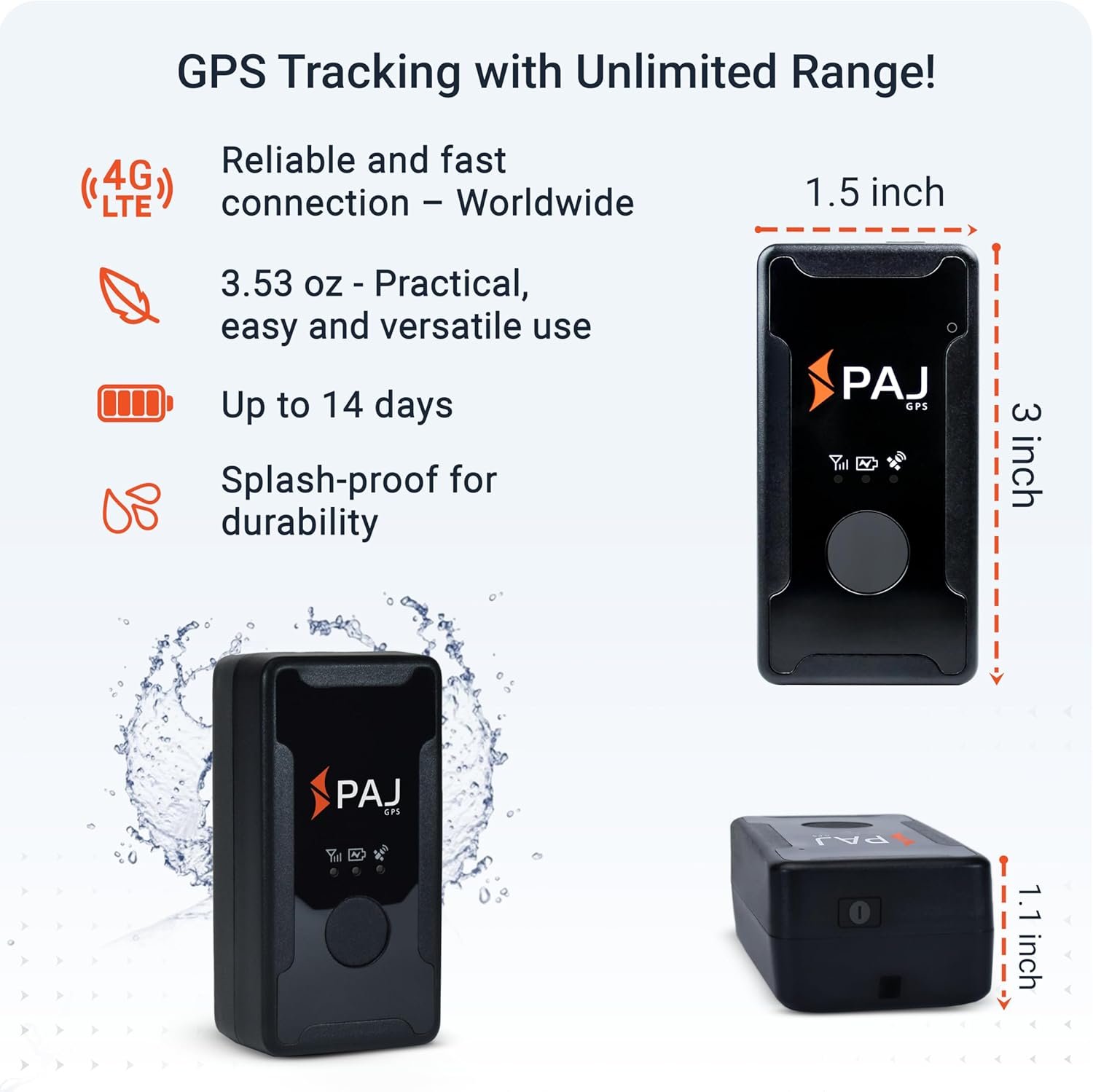 PAJ GPS Easy Finder 4G – GPS Tracker for Kids, Seniors/Elderly & Loved Ones – Real-Time Location Tracker Device, SOS/Emergency Button, Voice Messages, Up to 14 Days Battery - Subscription Required - Image 7