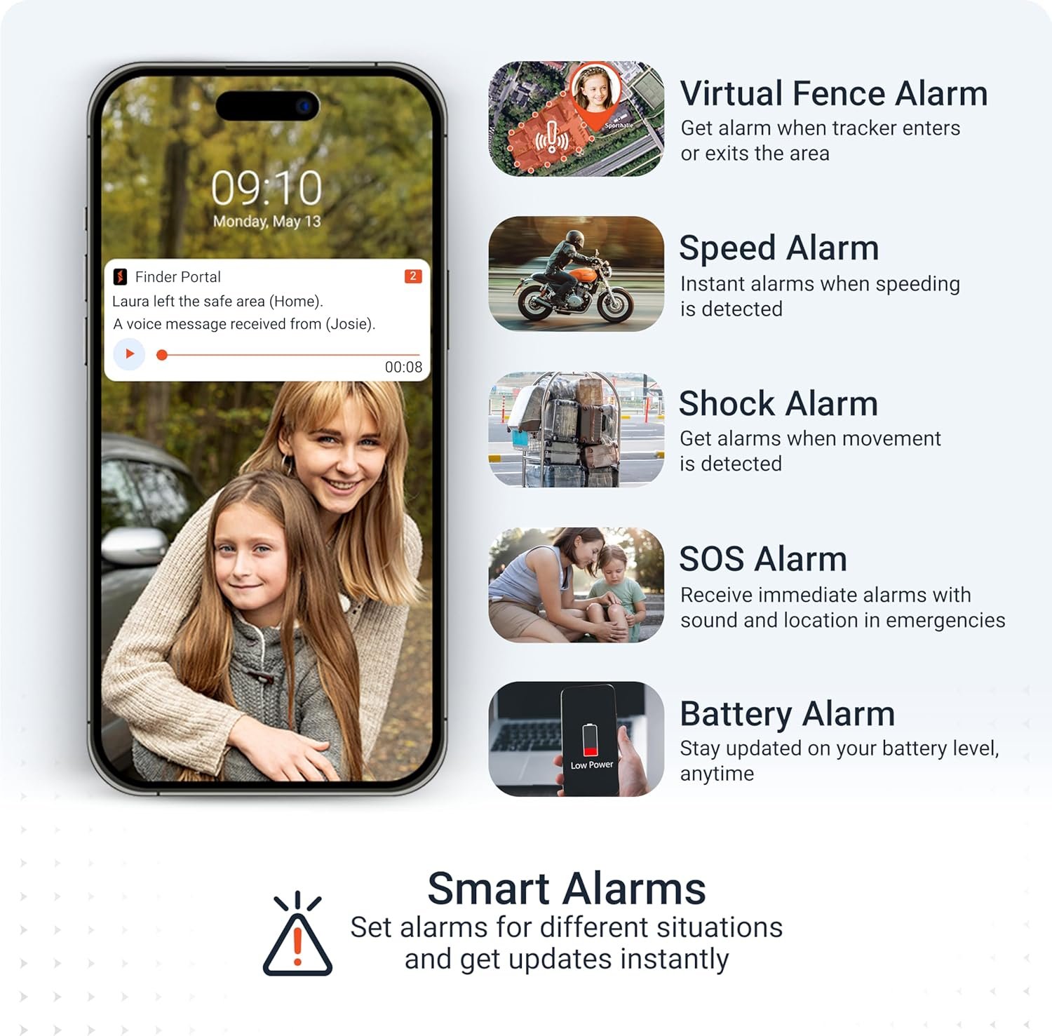 PAJ GPS Easy Finder 4G – GPS Tracker for Kids, Seniors/Elderly & Loved Ones – Real-Time Location Tracker Device, SOS/Emergency Button, Voice Messages, Up to 14 Days Battery - Subscription Required - Image 10