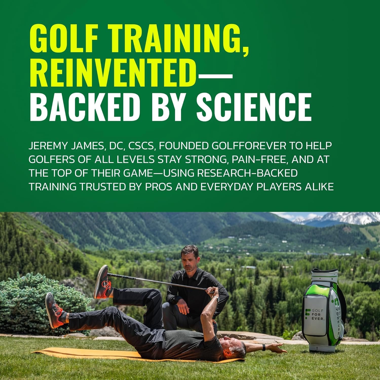 GolfForever Swing Trainer – Golf Fitness & Training System for Strength, Flexibility & Swing Power – Includes Membership & Premium Training Bar for Golf-Specific Workouts - Image 9